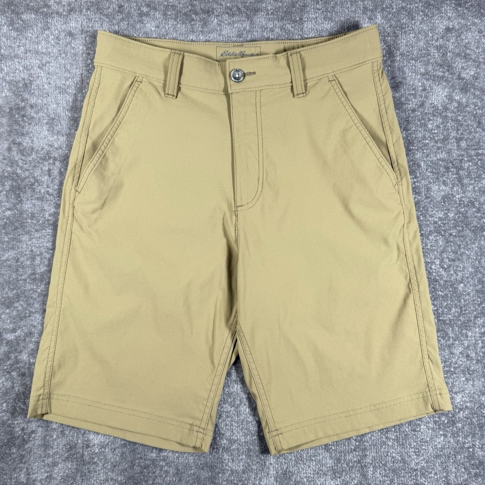 Eddie Bauer Shorts Men's 30 Beige Travex Horizon Guide Stretch Hiking Outdoor